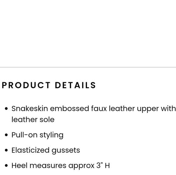 HOUSE OF HARLOW NICK FAUX SNAKESKIN BOOTIES BOOTS HEELS SIZE 8 POINTED ROCKER - Picture 9 of 10